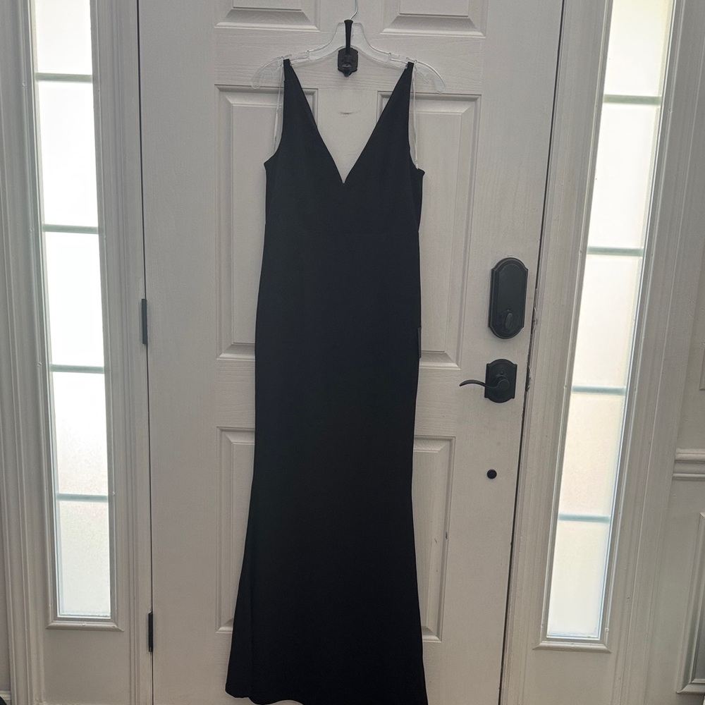 NWT! Lulus Elegant Black Sleeveless Dress size L